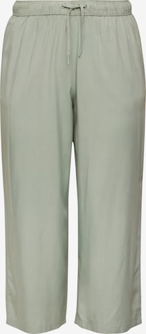 Wide Leg Pantalon QS en vert : devant