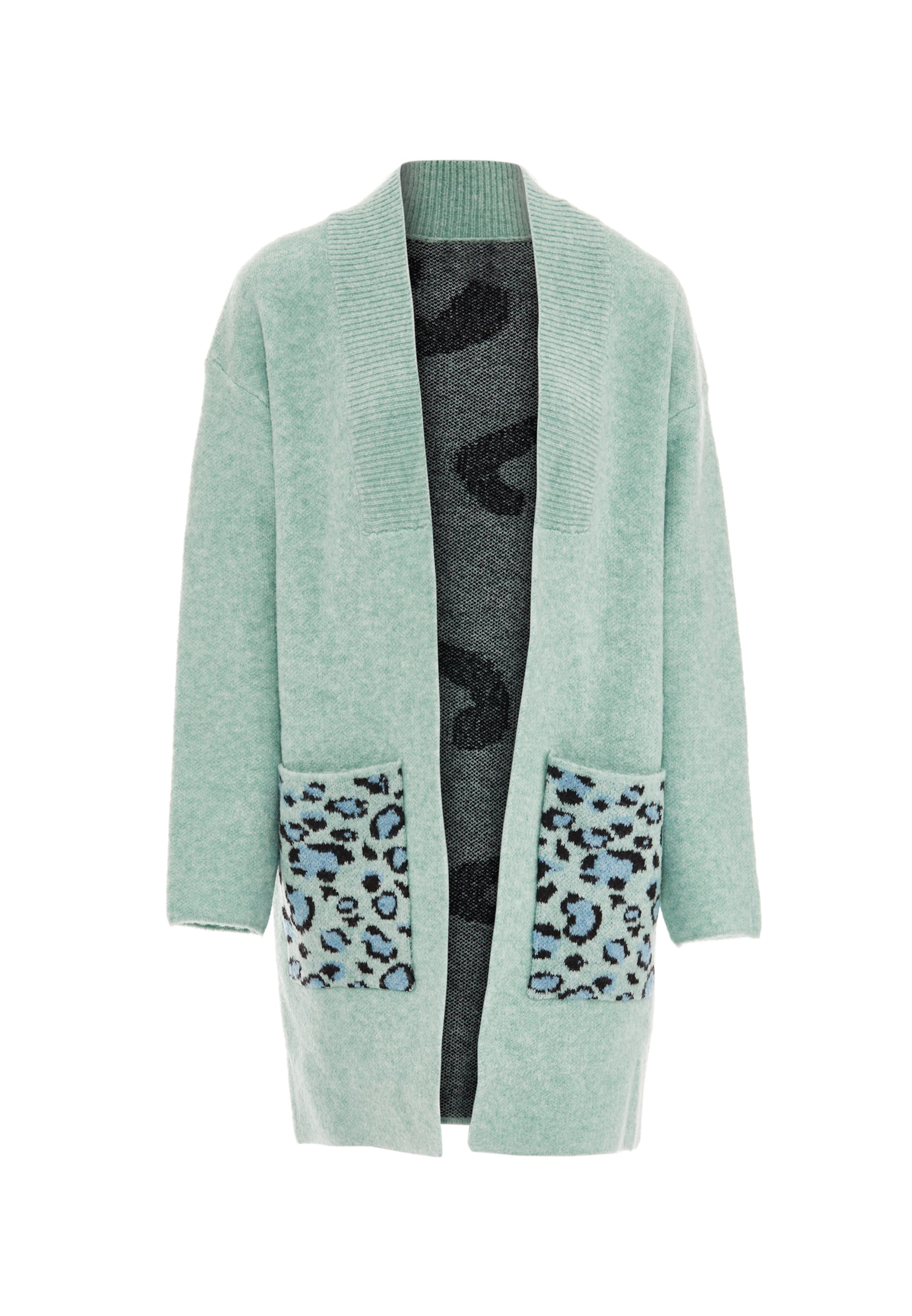 IMANE - Casaco de malha em verde: frente