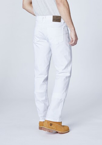 Oklahoma Jeans Regular Jeans in Weiß