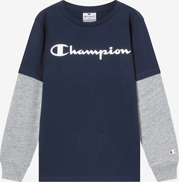 Champion - Camisola em azul: frente