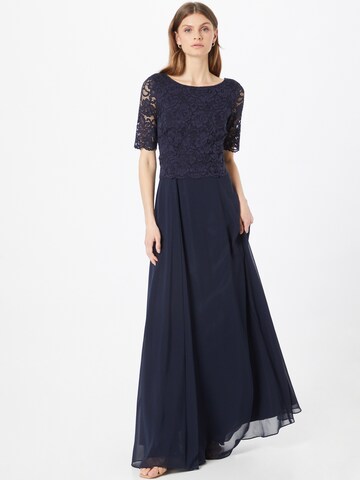 Vera Mont Evening Dress in Blue: front