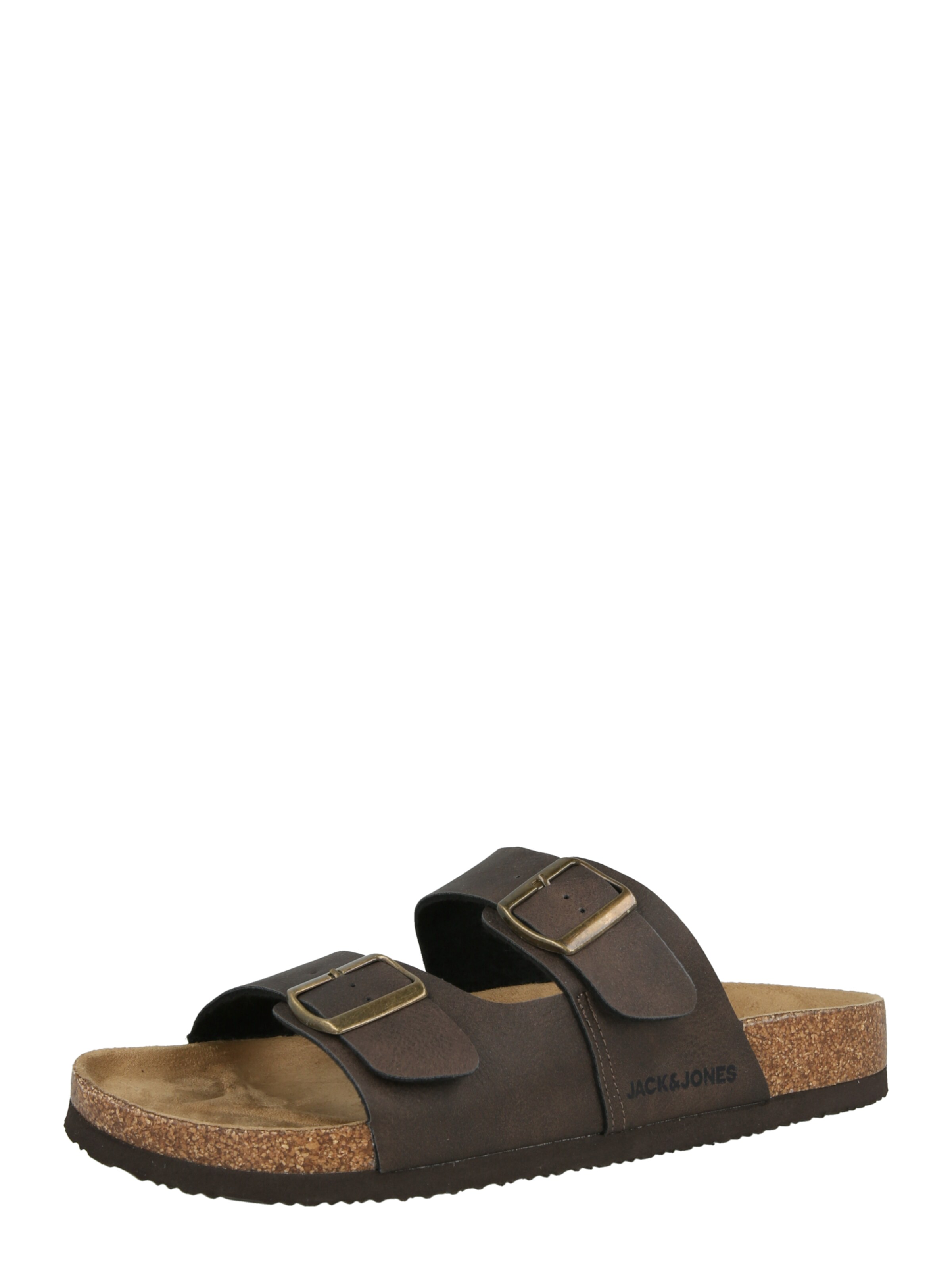 JACK & JONES - Zapatos abiertos 'JFWOSLO' en marrón: frente