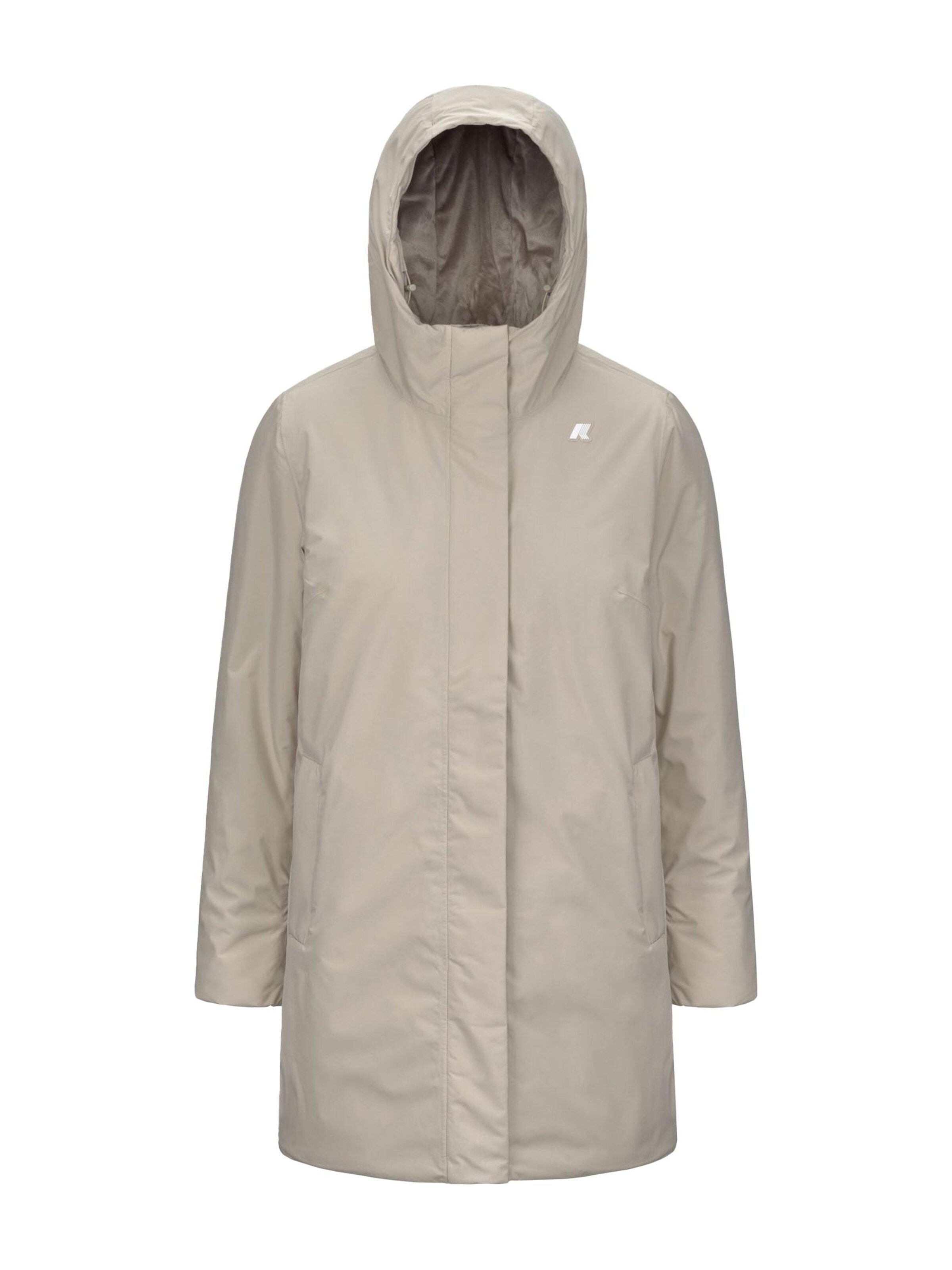 K-Way Winterjas in Beige: voorkant