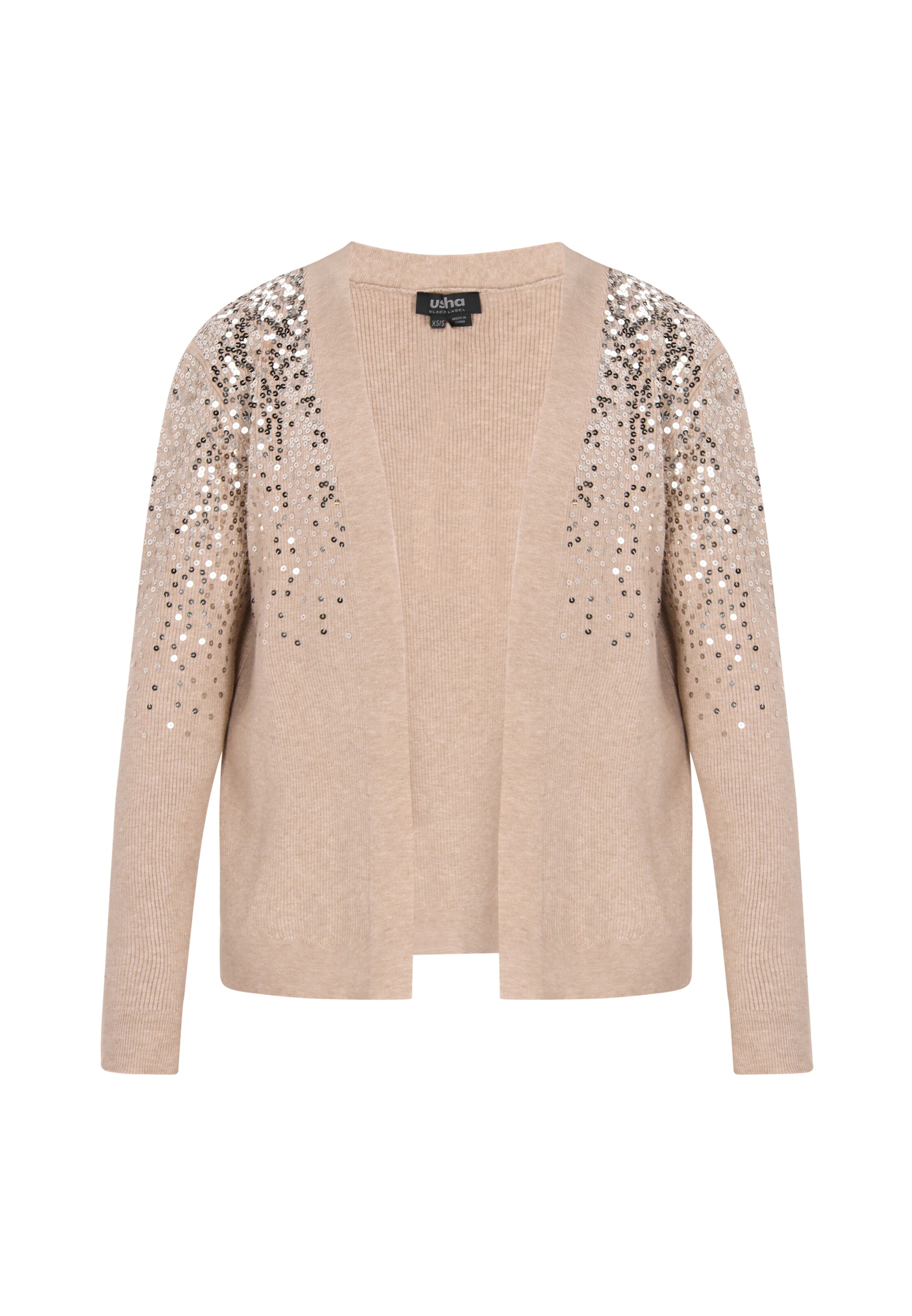 usha BLACK LABEL - Cárdigan en beige: frente