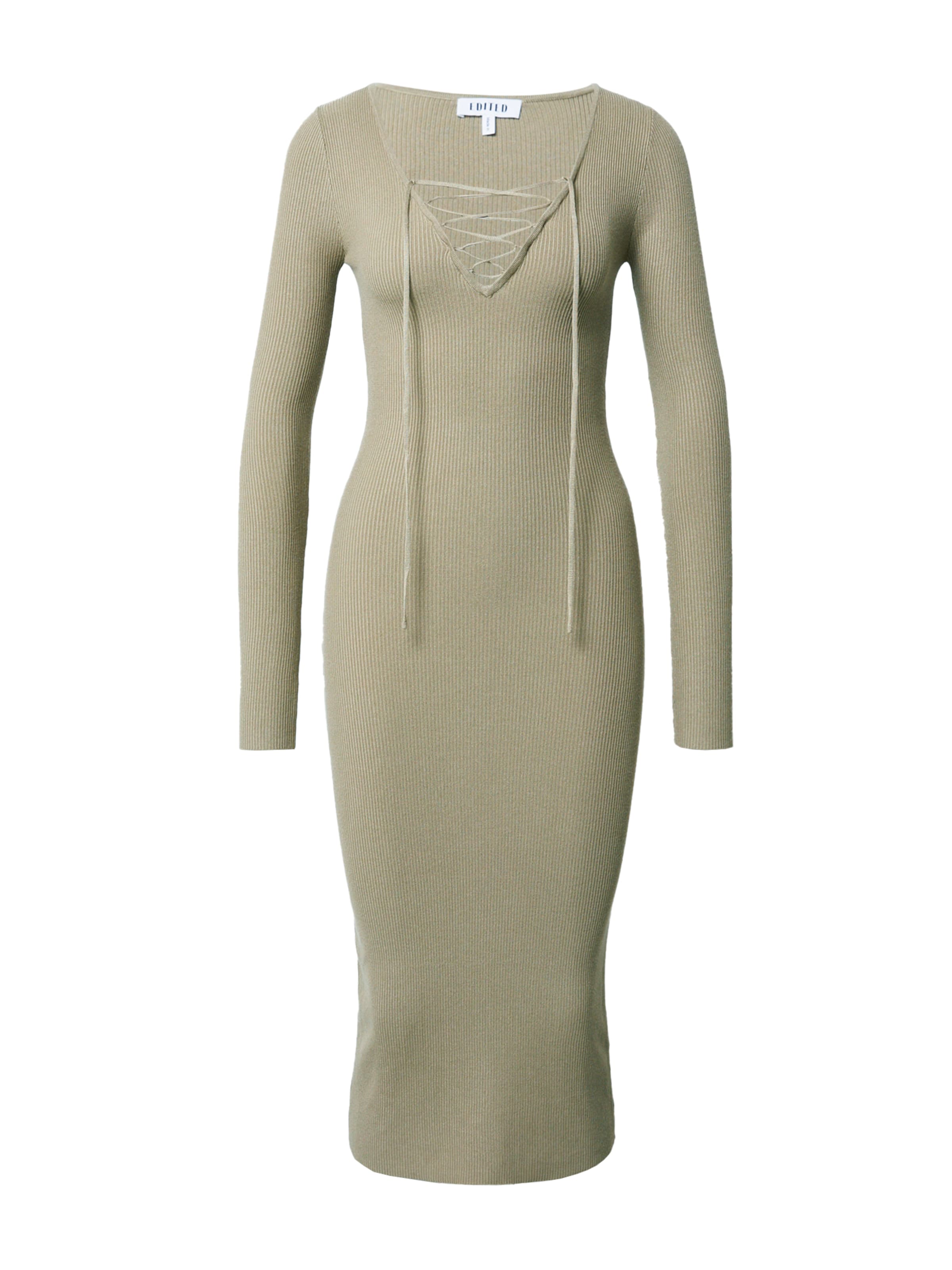 Rochie tricotat 'Engelina' de la EDITED pe verde: față