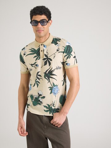 Petrol Industries Μπλουζάκι σε καφέ: μπροστά