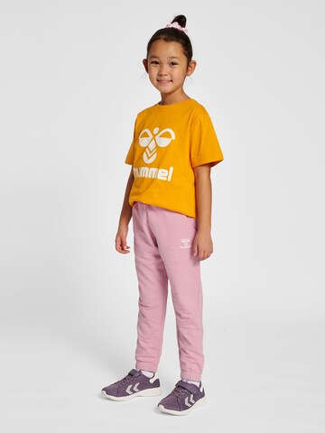 Hummel Tapered Sports trousers 'NUTTIE' in Pink