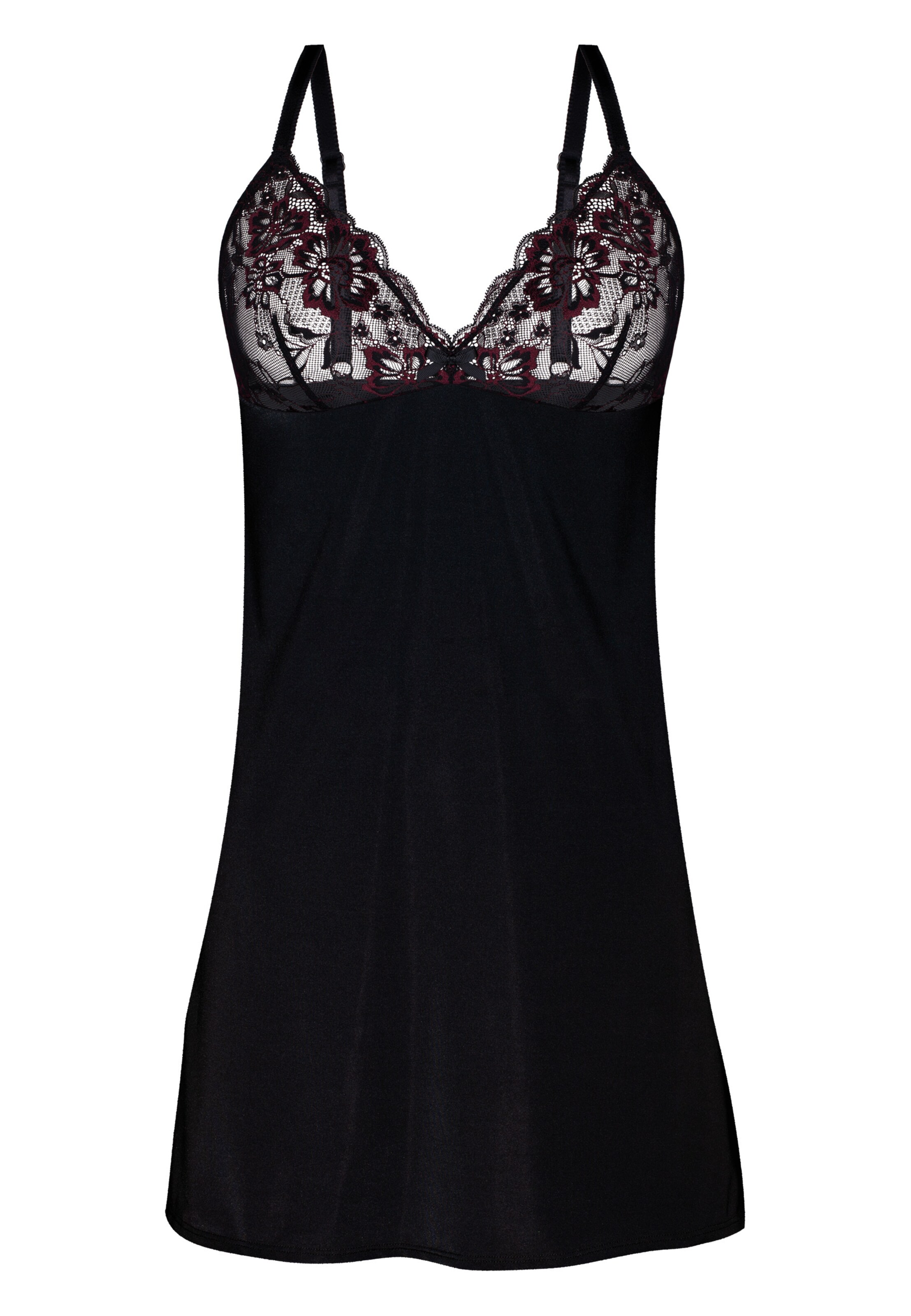 sassa Undershirt 'WINTER NIGHT' in Black: front