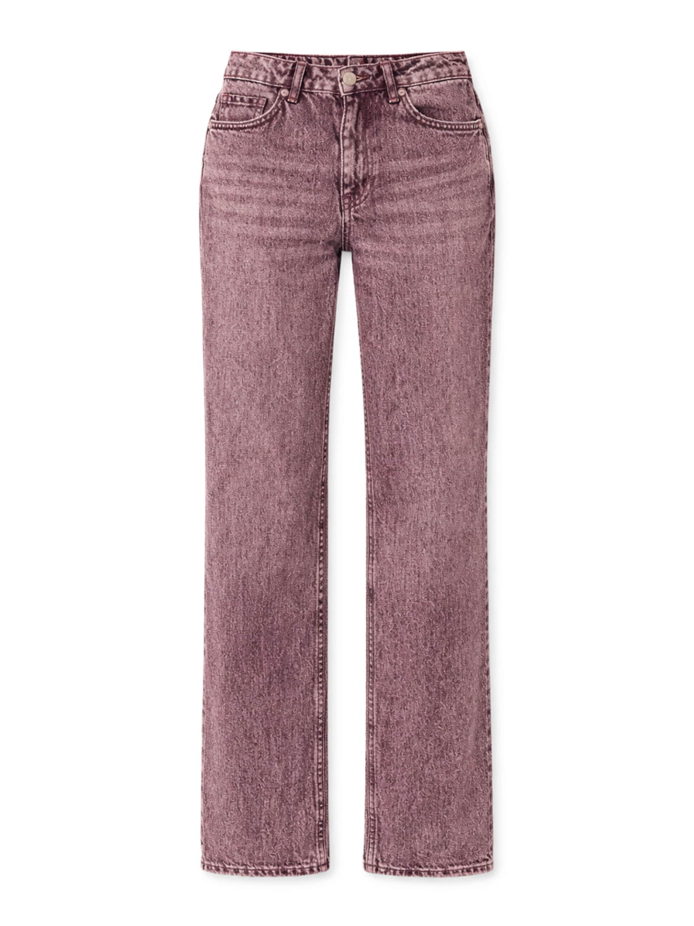 IT'S BASIC Loosefit Jeans 'June Relaxed Mid Rise Jeans' in Bruin: voorkant