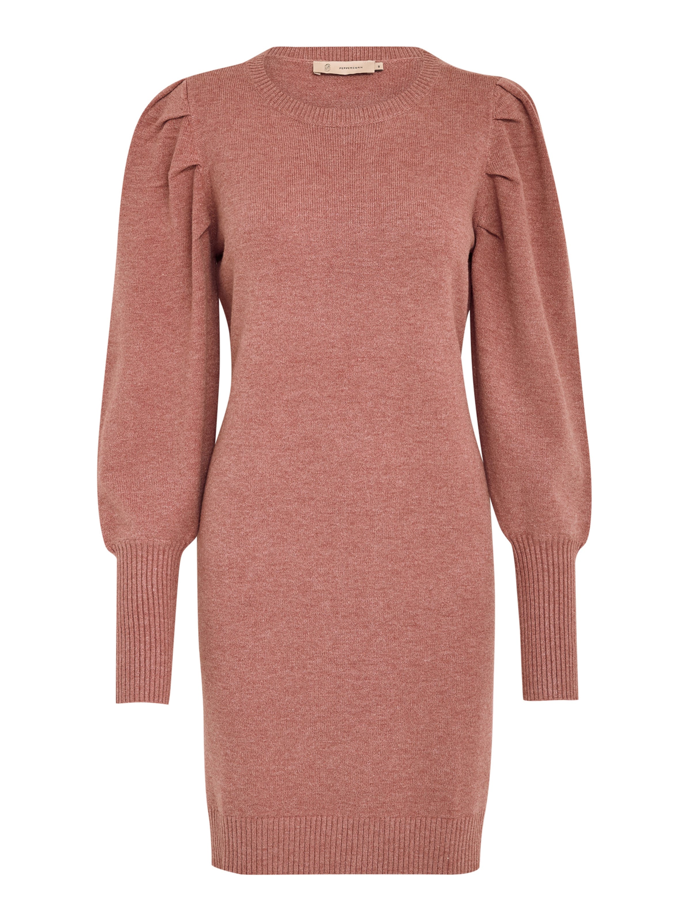 Peppercorn Gebreide jurk 'Anissa' in Roze: voorkant