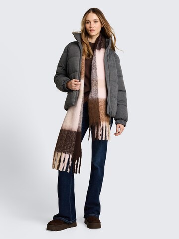 TOM TAILOR DENIM Winterjacke in Grau