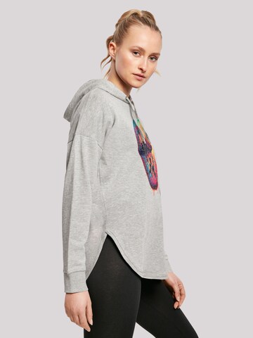 Sweat-shirt 'Drooling Lips' F4NT4STIC en gris