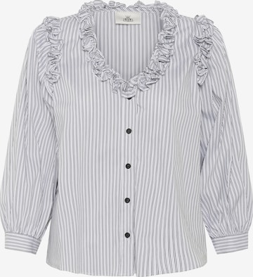 KAREN BY SIMONSEN Bluse 'Beatrice ' in Schwarz: Vorderseite