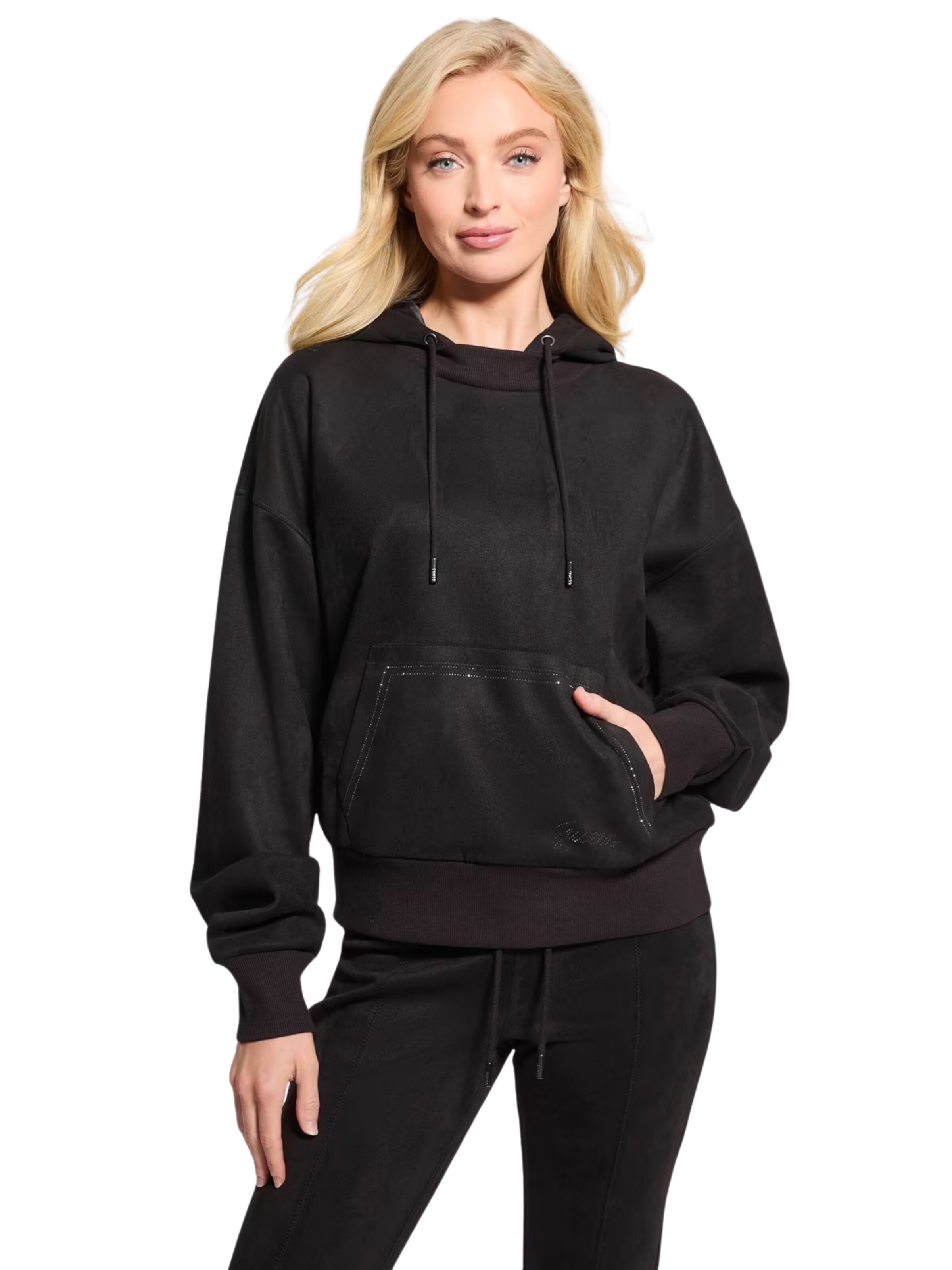 GUESS Sweatshirt in Black: front