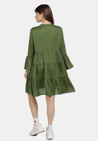 MYMO Košeľové šaty - Zelená