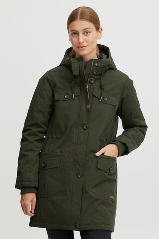 Oxmo Winterparka 'Tala' in Groen: voorkant