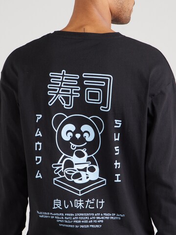Denim Project - Camiseta 'Panda' en negro