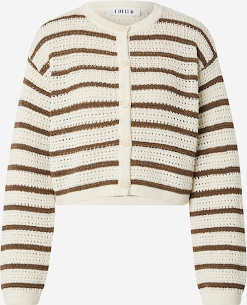 EDITED Kardigan 'Ida' w kolorze beżowy: przód