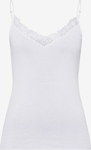 Hanro Top ' Naila ' in White: front