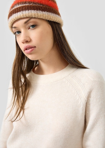 QS Sweater in Beige: front