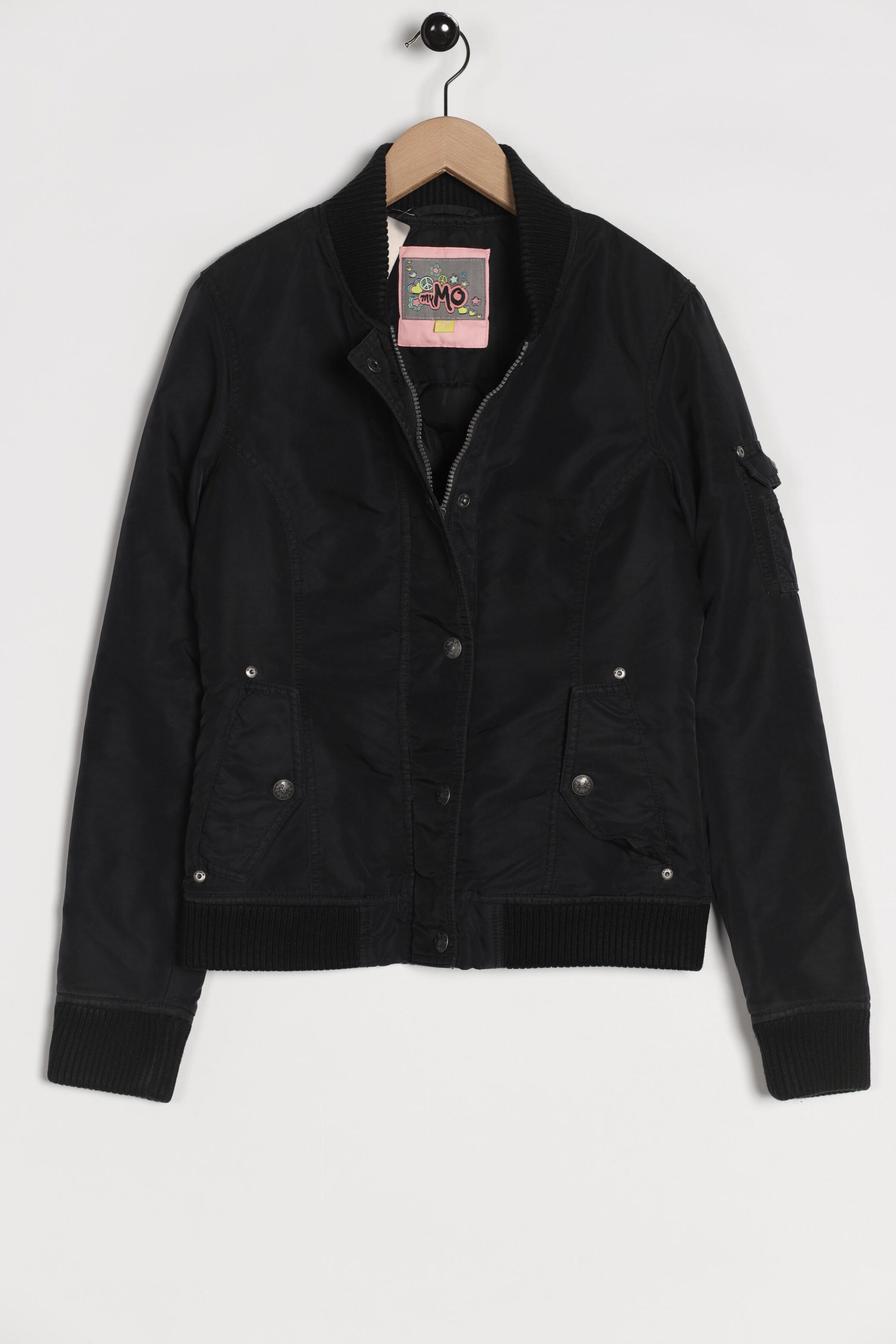 MYMO Jacket & Coat in XS in Black: front