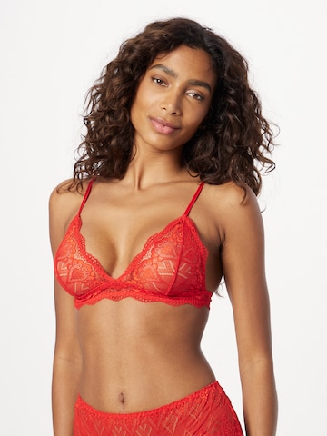 Triangle Soutien-gorge 'Marilyn' Samsøe Samsøe en rouge : devant