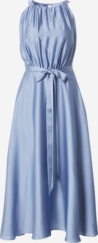 Robe de cocktail SWING en bleu : devant