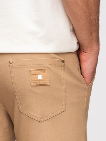 Ombre Regular Cargobroek in Bruin