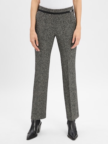 Regular Pantalon à pince 'Francoise' Cambio en noir : devant
