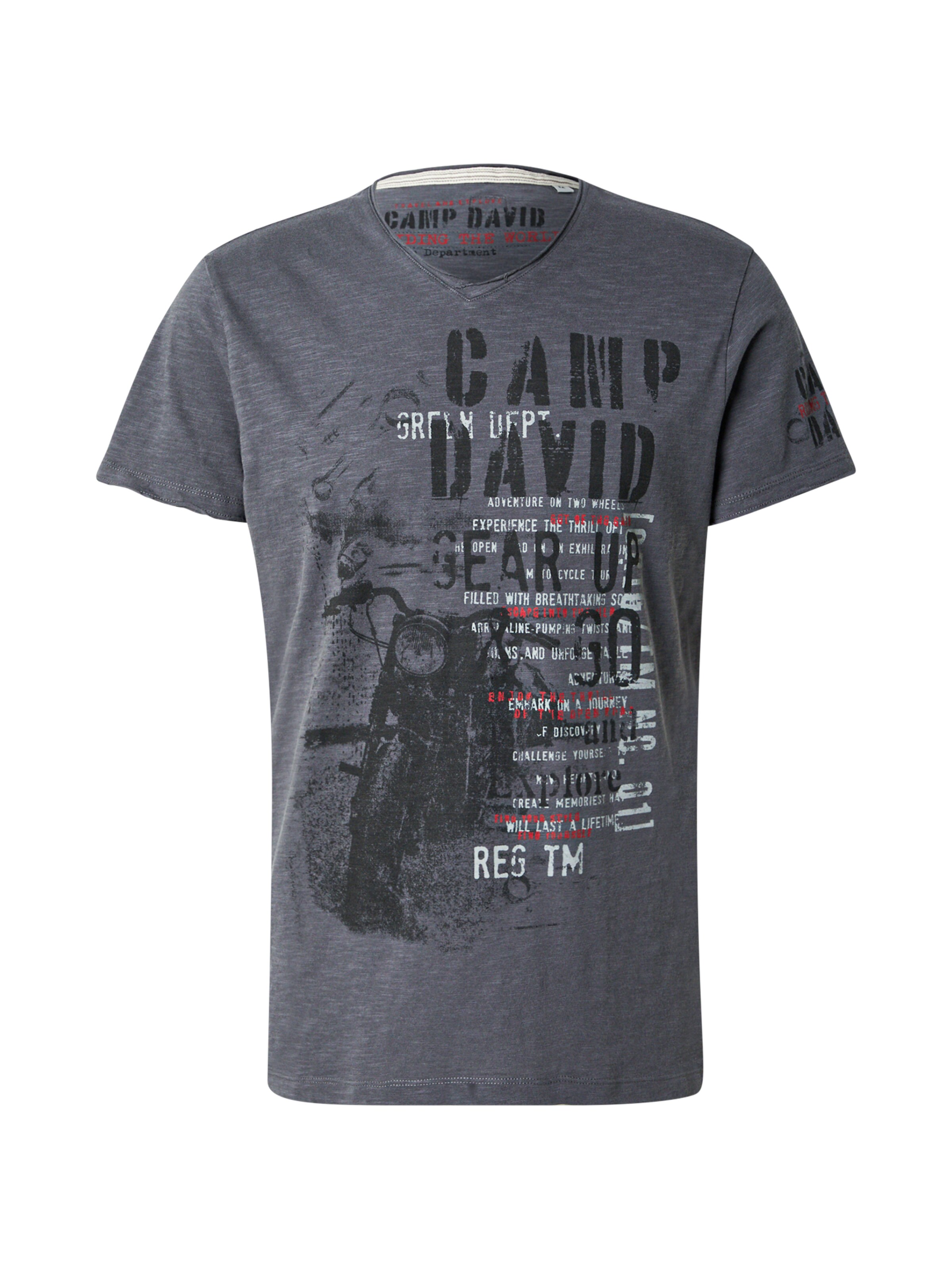 CAMP DAVID Shirt in Blue: front