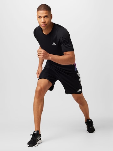 ADIDAS PERFORMANCE Performance Shirt 'Run Icons' in Black