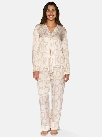 CCDK Copenhagen Pyjamapaita 'Josephine' värissä valkoinen