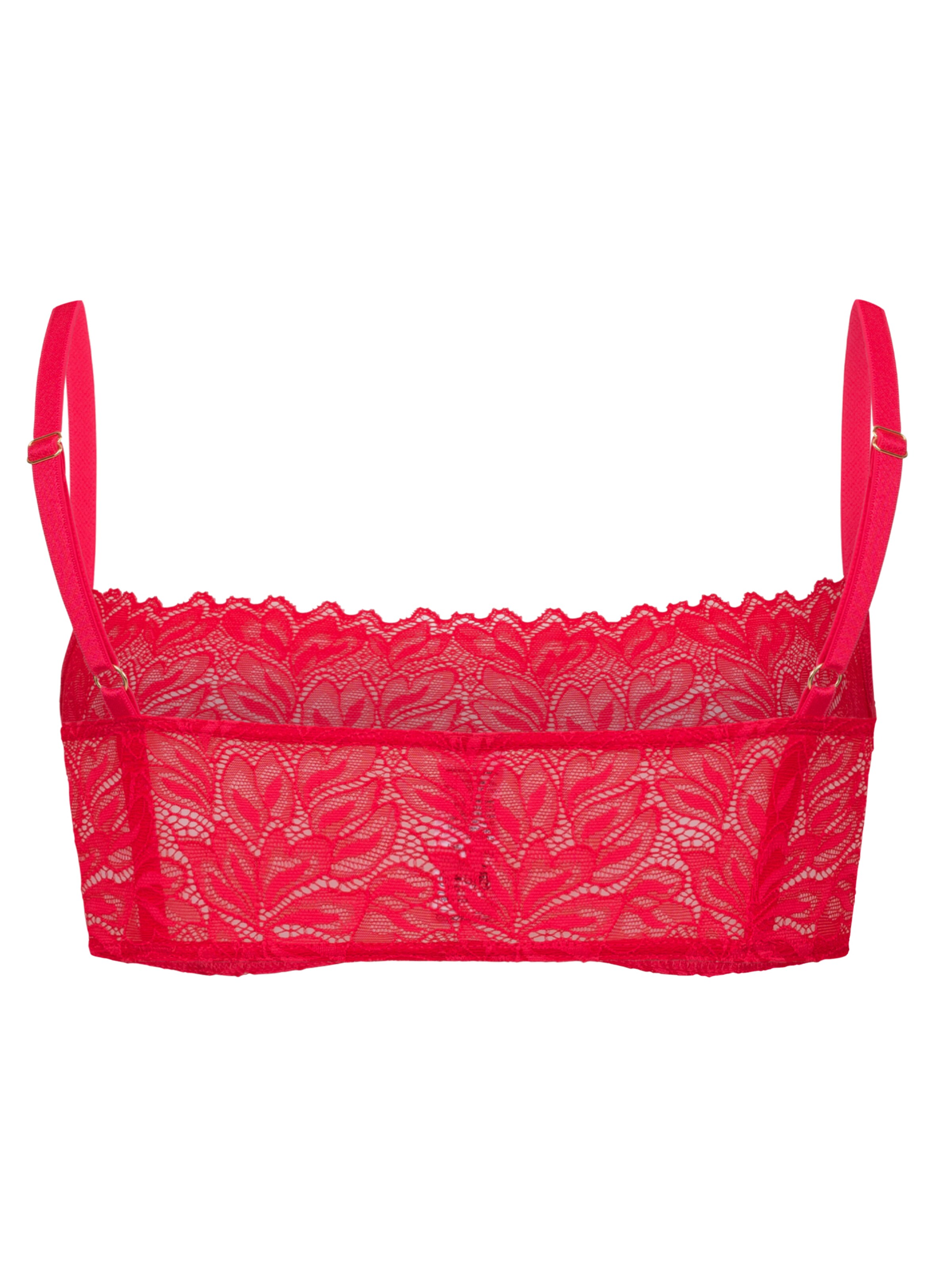 Bandeau Soutien-gorge 'Dreamy Lace' Erlich Textil en rouge