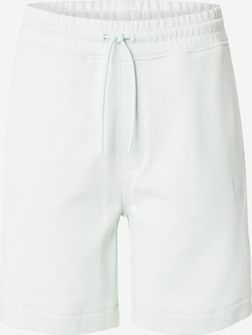 Regular Pantalon 'Sewalk' BOSS en vert : devant