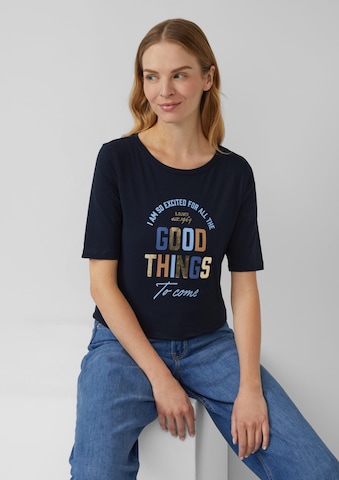 T-shirt s.Oliver en bleu : devant