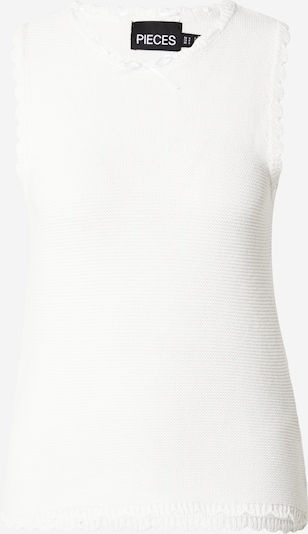 PIECES Neuletoppi värissä valkoinen, Tuotenäkymä