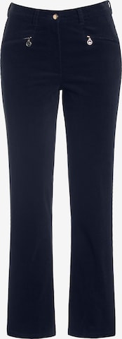 Ulla Popken Broek 'Mony' in Blauw: voorkant