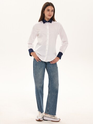 Chemisier 'Yolande' NOWIHT en blanc