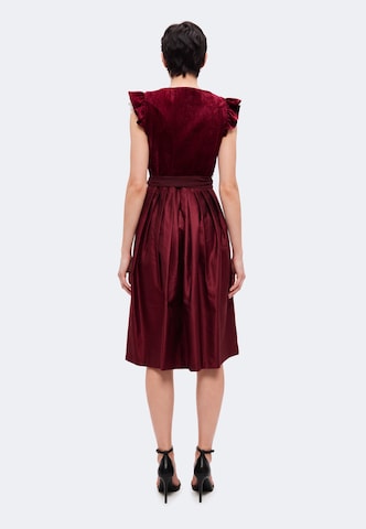 sarkans MARJO "Dirndl" stila kleita 'Hochwinkel'