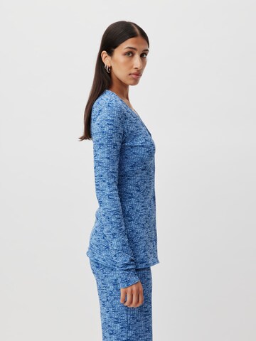 LeGer by Lena Gercke Knit Cardigan 'Clara' in Blue