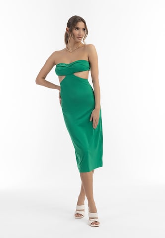 faina - Vestido em verde