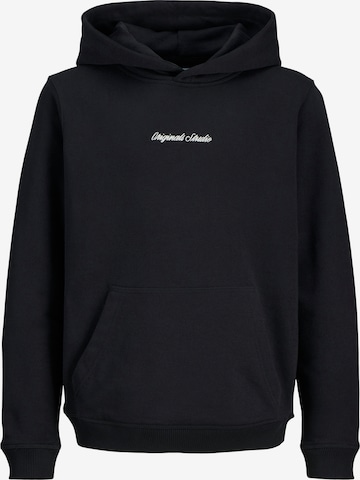 Jack & Jones Junior Sweatshirt 'JORNorrebro' in Black: front