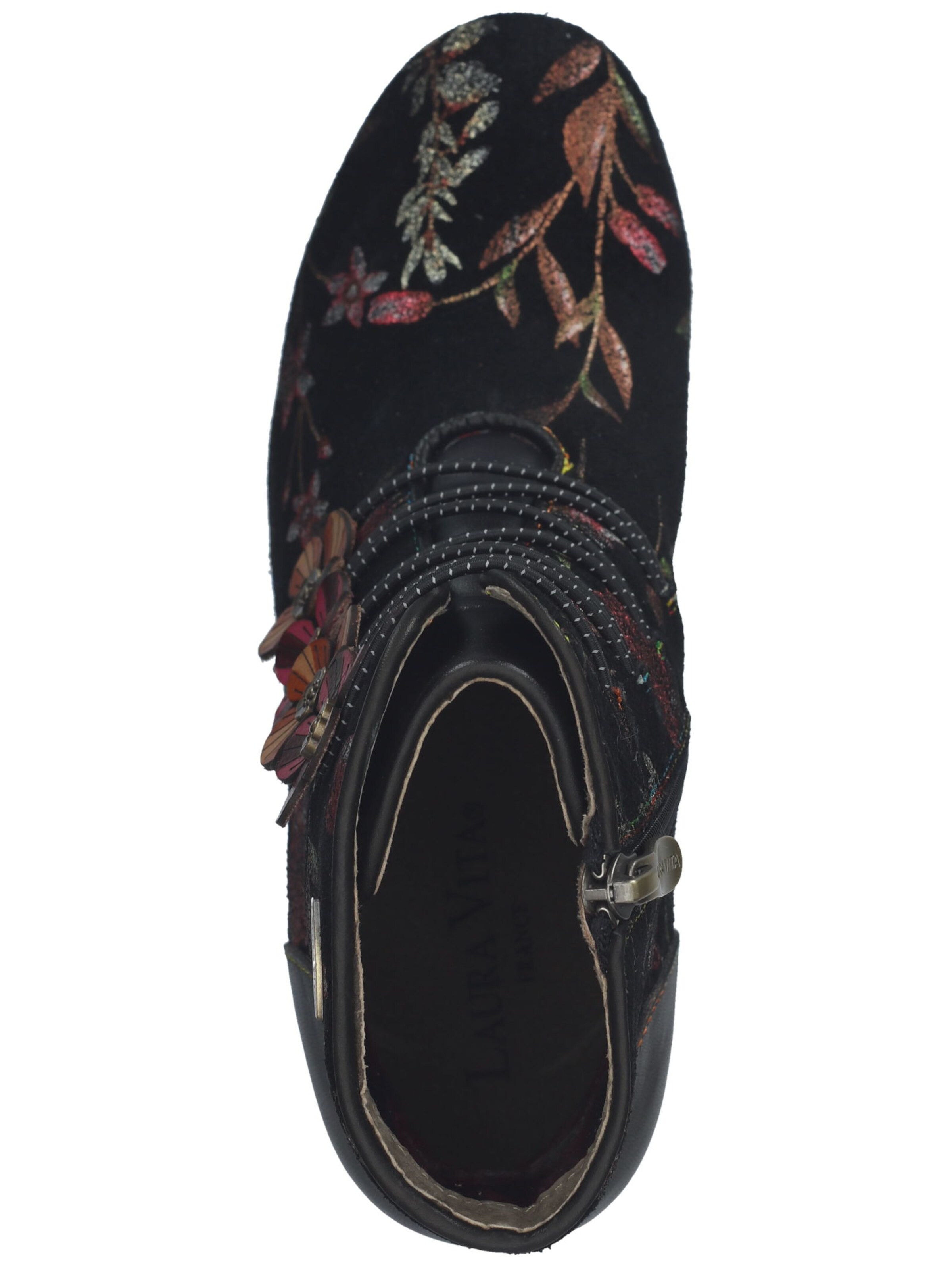 Laura Vita Schnürstiefelette in Schwarz