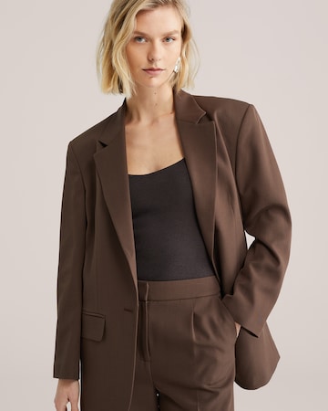 WE Fashion - Blazer en marrón: frente