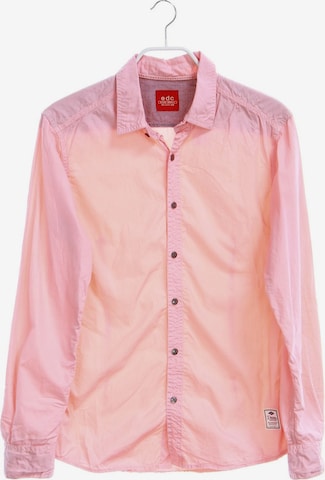 DE.CORP Button Up Shirt in S in Pink: front