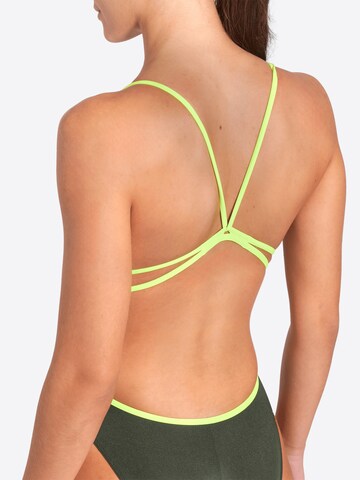 žalia ARENA Biustjė Maudymosi kostiumėlis 'LACE BACK SOLID'