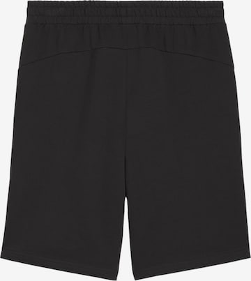 PUMA Regular Workout Pants 'TeamGOAL' in Black