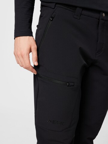 Maier Sports Regular Outdoor Pants 'Foidit' in Black