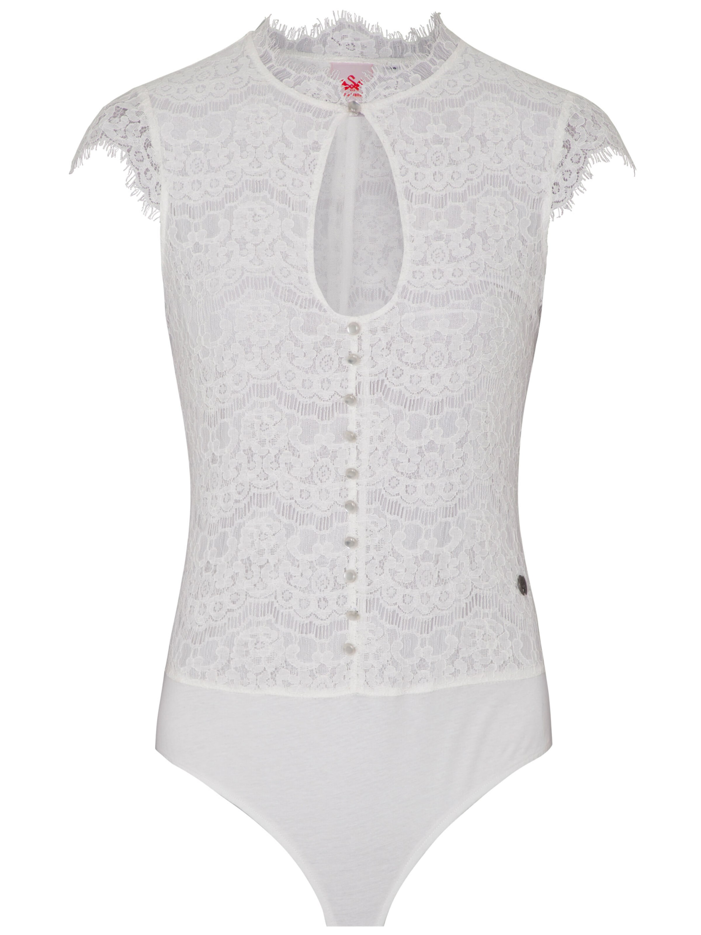 SPIETH & WENSKY Bodysuit 'Grazia' in White: front