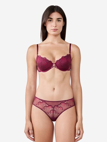 ETAM T-Shirt BH 'Gamme' in Rot